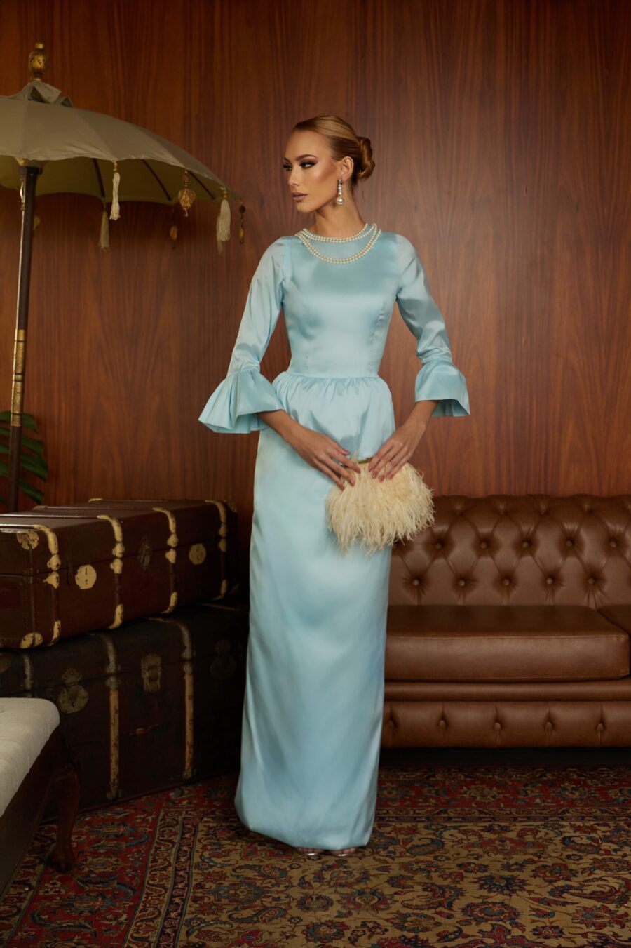 Vestido Cúpula com Bordado